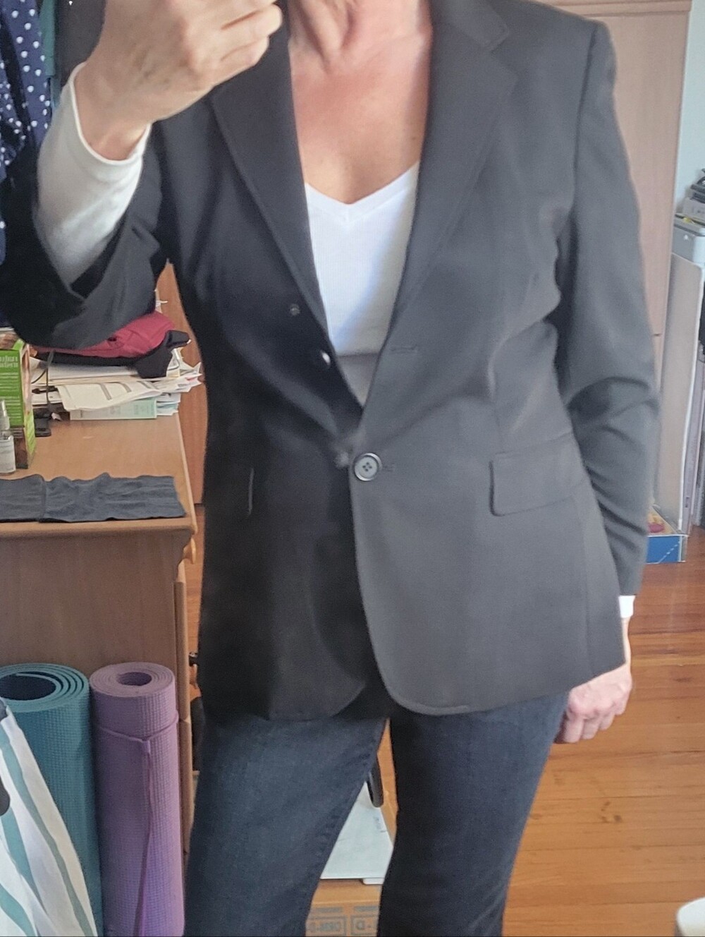 Anne Klein women's vintage 2 button blazer Size 10